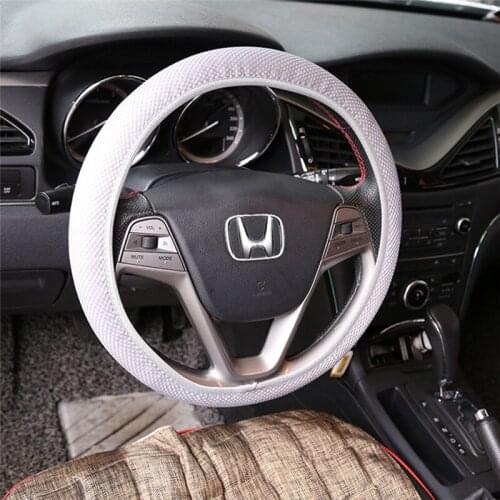 Anti-Slip Microfiber Universal Steering- wheel Cover Skidproof Embossing
