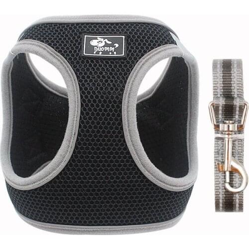 Breathable Mesh Vest Harness For Pet Puppy Collar Chest Strap Soft Cat Dog Harness Night Reflective Adjustable Dog Harnesses