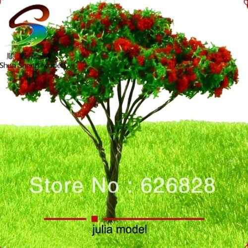 50pcs 5cm height Iron wire Flower tree 50B