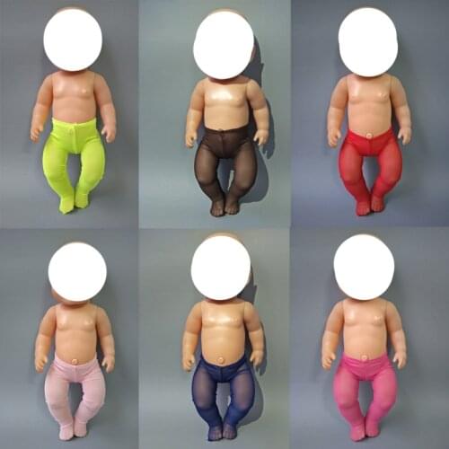 1 piece Legging pants for 43cm baby dolls 18 inch dolls legging long sock for doll accessory