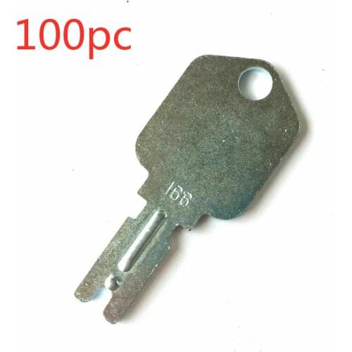 100X Forklift Ignition Key for Clark Crown Gradall Gehl Hyster Komatsu Yale #166
