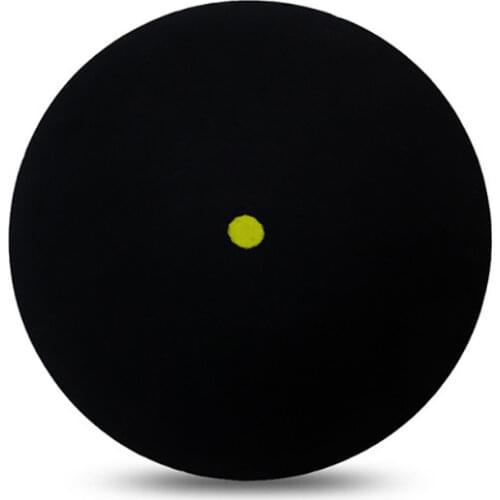 2pcs/lot One Yellow Point Dots 39mm Racquetball Squash Low Speed Rubber Ball Training For Advanced Professional Player