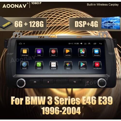 128GB car radio 2din Android 10.0 For BMW 3 Series E46 E39 1996-2004 car multimedia player Stereo receiver GPS navigator