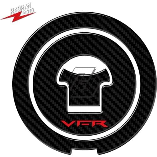 For Honda Interceptor VFR VFR800 1988-2009 3D Carbon-look Motorcycle Fuel Gas Cap Protector Decals
