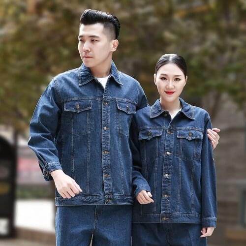 Coal mine underground labor insurance clothing electrician electric welder welder denim overalls anti-scalding suit