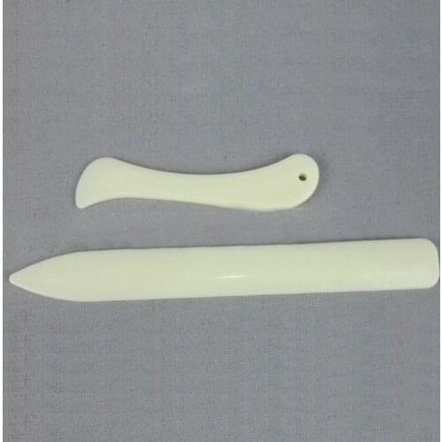 Imitation Cattle Bone Origami Knife Plastic Scraper Letter Opener Paper Folding Tools Card Making Paper Creaser Set