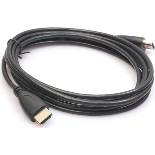 0.5m/1M/2M/3M/5M/8m/10M Gold HDMI-compatible TO MINI HDMI Plug Male-Male HDTV Cable 1.4 Version 1080p 3D for TABLETS DVD 50pcs