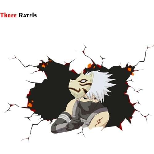 Three Ratels CHY17 cool funny Anime cartoon 3D sticker for car apple macbook decal