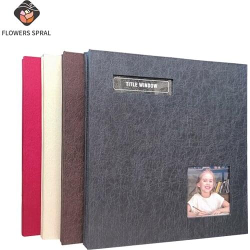 Photo Album DIY 12-Inch Sticky Photo Album Family Photo Storage Childrens Growth Gift Wedding Photo Album Photo Collection