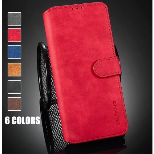 Leather Retro Flip Case For Samsung Note 20 Ultra Note 10 S20 S21 Plus S20 S21 FE Coque For Galaxy S20 Fan S10 S8 S9 Plus Cover