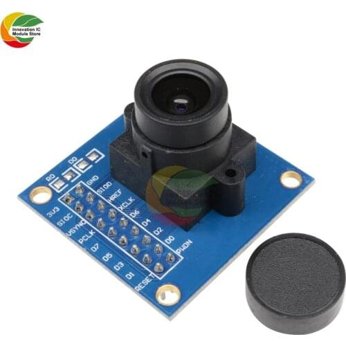 OV7670 300KP Camera Module Supports VGA CIF 640X480 Auto Exposure Control Display Compatible I2C Interface for Arduino