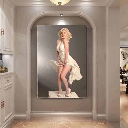 Marilyn Monroe Canvas Painting Wall Pictures for Living Room Movie Posters and Prints Sexy Women Bedroom Modern Home Decor Gift