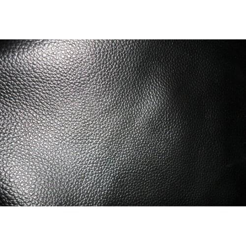 1.0mm thick real grain leather / black small embossed genuine yellow leather/ high quality cow leather/ free shipping