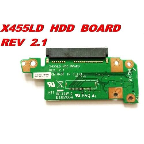 Original For ASUS X455LD HDD board X455LD HDD BOARD REV 2.1 tested good Free shipping