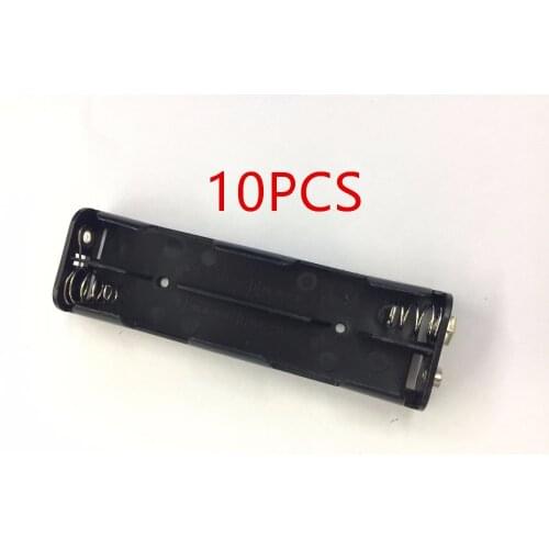 10PCS/lot Plastic Battery Holder 4 X 1.5V AA Battery Case Long Cover AA Pack For 4 x AA Batteries
