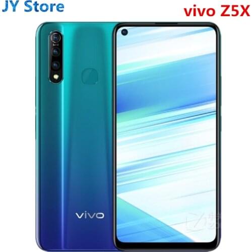 Original vivo Z5x Mobile Phone 6G RAM 128G ROM Snapdragon710 Octa Core Android 9 5000mAh Big Battery Quick Charge Smartphone