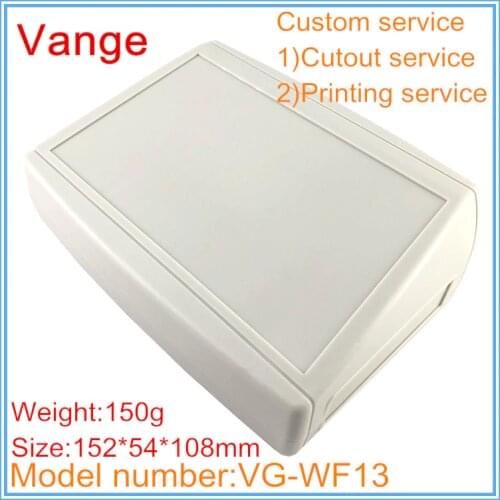 1pcs/lot meter project box 152*54*108mm IP54 ABS plastic instrument housing shell for electrical module device