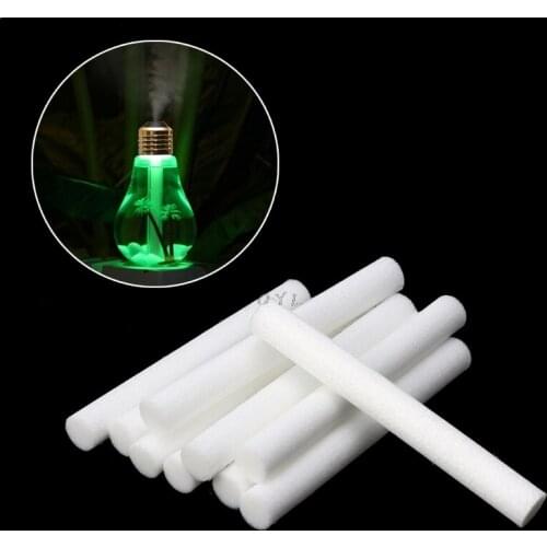 10Pcs Humidifiers Filters Cotton Swab Replacement for USB Humidifier Accessories Aroma Diffuser Cotton Sticks 8mmx64mm