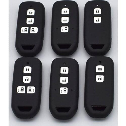 10 units 2/3/4 Buttons motor Key Protect shell For Honda 2018 Car NBox/N Box Custom N-box Plus Silicone Motorbike Key cover case