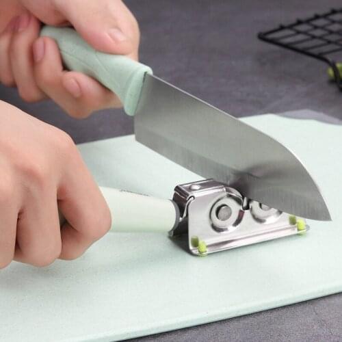 Household stainless steel sharpening stone fast sharpener kitchen knife sharpener kitchen supplies sharpening stone multi-functi