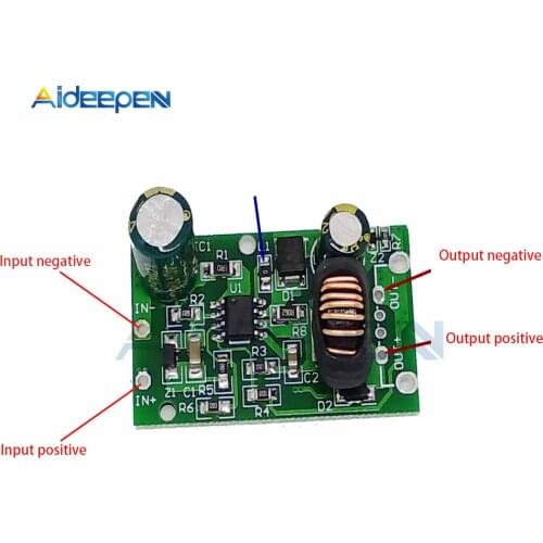 DC-DC Non-isolated Step-down Power Supply Module 2A Voltage regulator 5V 12V With Reverse Connection Protection