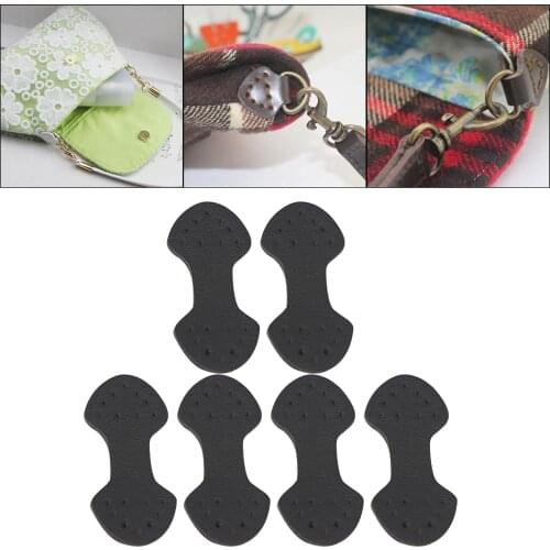 DIY Knitting Crochet Bags D Ring Connector Pad with Holes Sewing Crochet