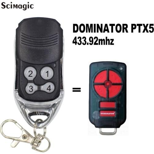 Dominator PTX5 GDO Garage Door Remote DCB-05 Dual Gate Controller Compatible PTX-5v1 GDO 11v1/6v3/6v4/7v2 Sliding Gate Opener