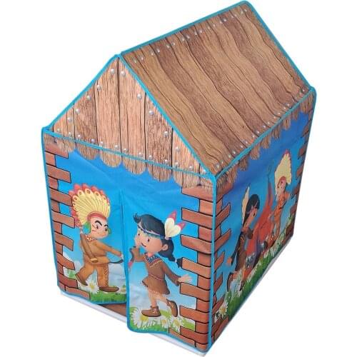 Play Tent Native American Pattern Printed Game House Borulu Sound System