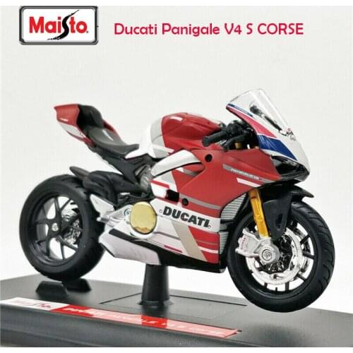 Maisto 1:18 Ducati Panigale V4 S CORSE MOTORCYCLE BIKE DIECAST MODEL NEW IN BOX