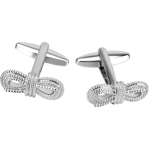 Mens Cufflink Fashion Christmas Tree Decoration Shirt Gift-Bow