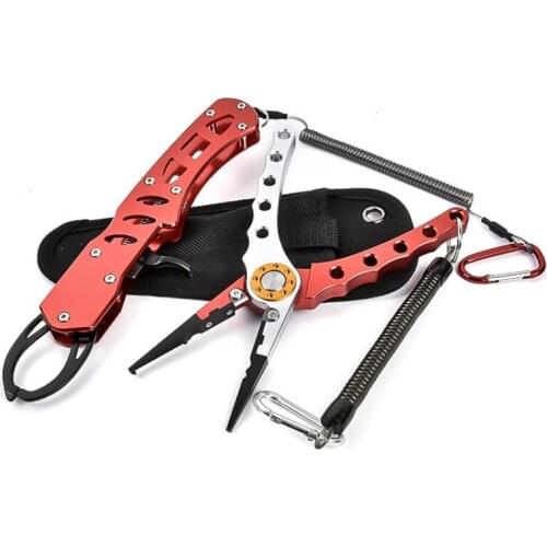 Fishing tackle set fish lip stainless steel control scissors scissors fishing jacket clamp accessories tool clamp