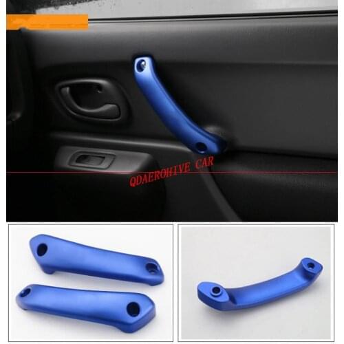 QDAEROHIVE Aluminum Alloy Internal Door Grab Handle Cover Sticker Suitable for Suzuki Jimny 2007-2015 jimny