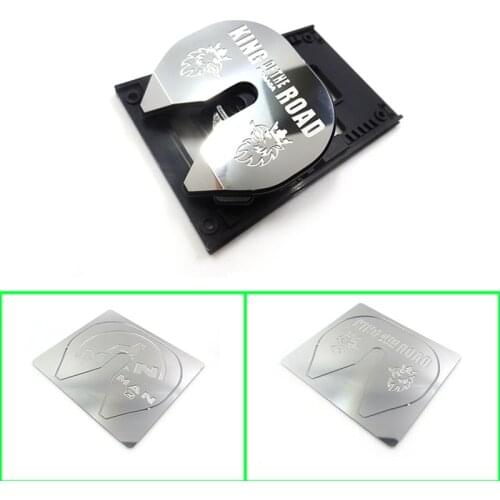 Grinding Plate Decorative Metal Plate for 1/14 Tamiya RC Truck Trailer Tipper Scania MAN Benz Actros Volvo Car Diy Parts