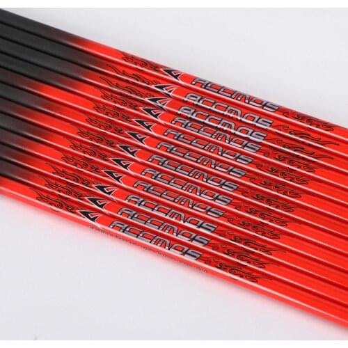 6/12pcs ID 6.2 mm Pure Carbon Arrow Shaft Spine 300 340 400 500 600 700 800 Tube DIY Archery for Bow Hunting Shooting