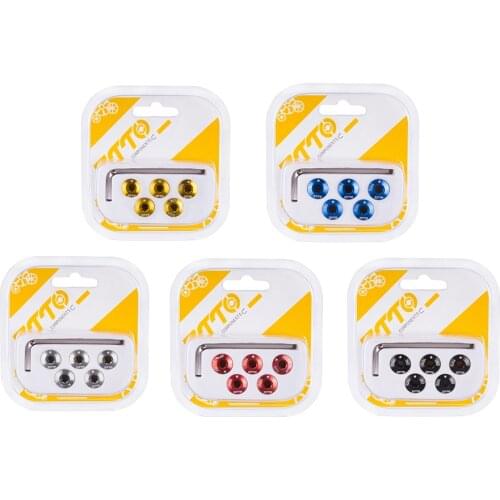 Bicycle Chainwheel Screws CNC 7075 Road MTB Bicycle Disc Screw for Crankset Bicycle Chainring Bolt Parts