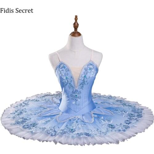 Top Quality Professional Pancake Ballet Tutu,Blue Bird Classical Performance Costume,Girl Ballerina YAGP Competition Dance Dress