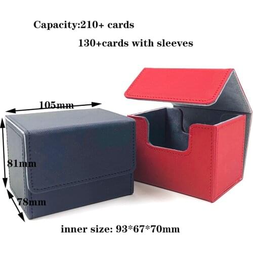 High Quality Deck Cards Box Card Case Container Collection for CCG MTG TCG Magic Board Game Trading Cards Sleeve Holder Box