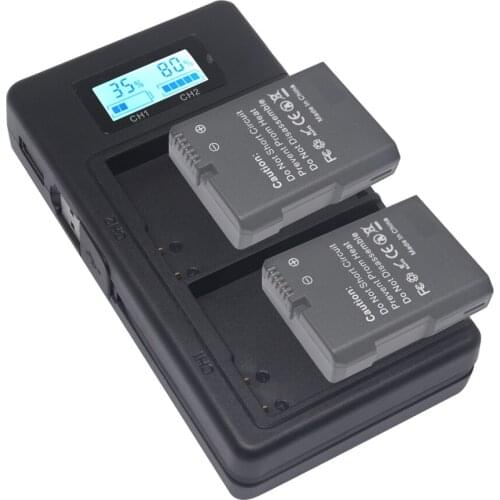 LCD Display EN-EL15 Dual Channel Digital Camera USB Battery Charger for Nikon D3100 D3200 D3300 D5100 D5200 D5300 P7800 P7100