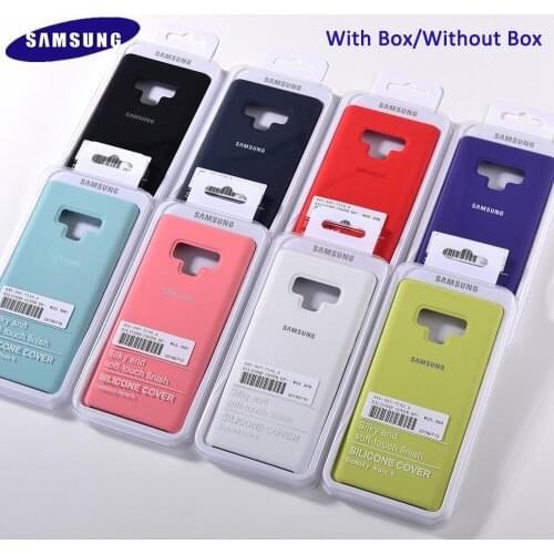 100%Original Samsung Note 9 High Quality Soft Silicone Protector Case Samsung Galaxy Note 9 Case Galaxy Note9 Luxury Phone Cover