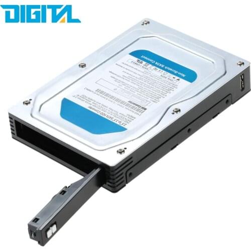 Single Bay 2.5" to 3.5" Inch Converter Adapter USB 3.0 External Hard Drive Enclosure Internal HDD & SSD Tray Caddy
