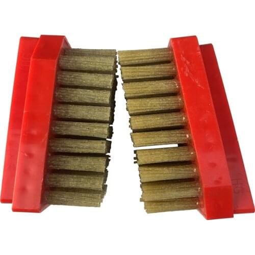 Diamond Abrasive Brush Fickert Brush Leather Surface Polishing Abrasive Antiquing Grinding Tool For Stone Cleaning 3pcs