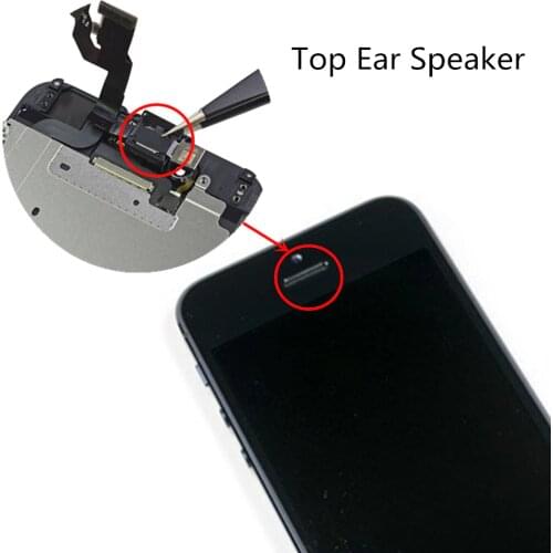 Earpiece Up Ear Speaker For iPhone 6 6S 7 8 Plus X XS Max XR Sound Receiver Flex For iPhone 5 5S SE Small Listening Parts Flex