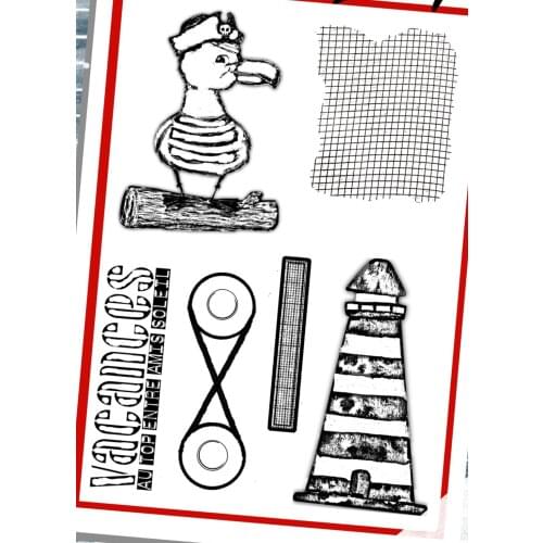 French Clear Silicone Rubber Stamp for DIY scrapbooking/photo album Decorative craft 587