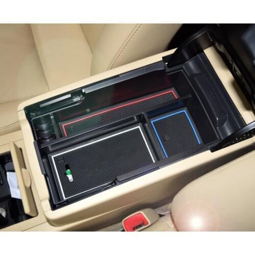 Central Armrest Container Holder Phone Stowing Box For Toyota Camry V50 2012- 2017 Accessories