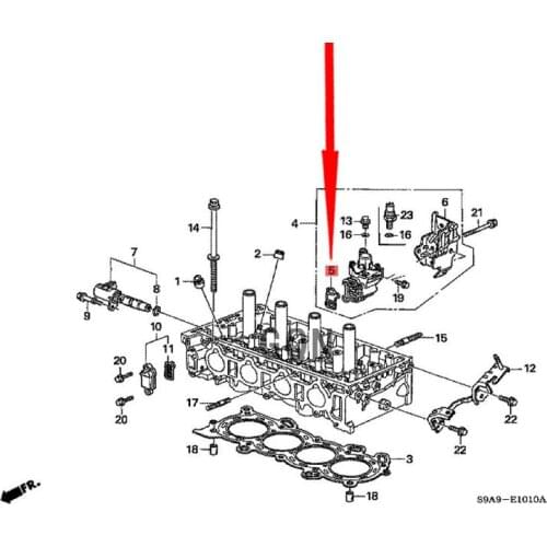 Oil pressure valve filter 2007-Hon daA CCO RDC ITY CIV ICC RVE LEM ENT FIT ODY SSE YST RE AM Oil seal flower plug seal ring glue
