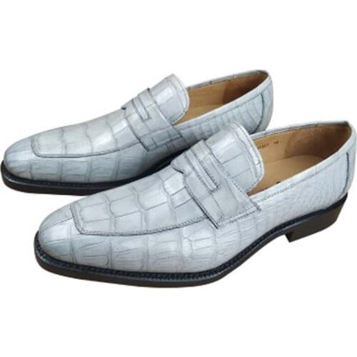 Yulonggongwu Nile crocodile shoes men shoes Genuine crocodile leather Men shoes Men formal shoes