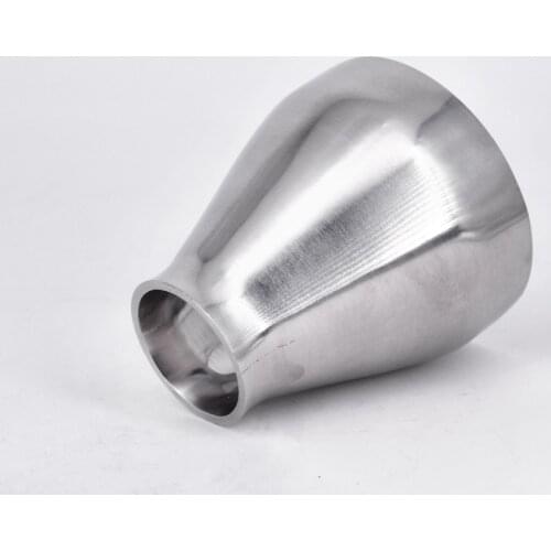 76mm 3" To to 38mm 1.5" OD Butt Welding Reducer SUS 304 Stainless Steel Sanitary Pipe Fitting Homebrew Beer Exhaust