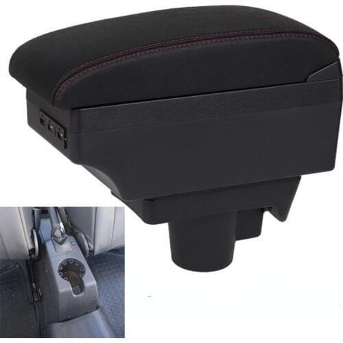 For Opel Astra H armrest box central Store content Storage box armrest box with cup holder USB interface