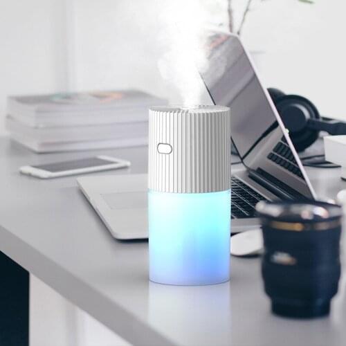 ELOOLE USB Portable Mini Air Humidifier Diffuser Purifier Add Oxygen With Light Automatic Power Off For Car Office Fine spray