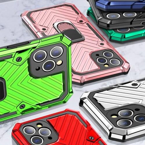 Shockproof Armor Case For iPhone 11 12 Pro Max mini Phone Back Cover For iPhone X XR XS Max SE 2020 6 6S 7 8 Plus Stand Fundas